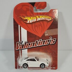 Hot Wheels Porsche 959 White 2009 Valentine's Day Series Die-Cast Car New